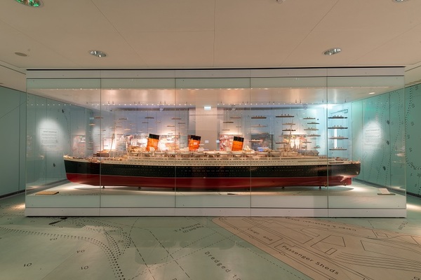 Queen Mary I Liner model in SeaCity attraction
